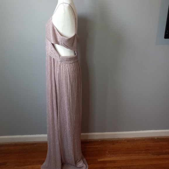 INTERMIX PINK TINA LUREX CUTO DRESS - Picture 5 of 17